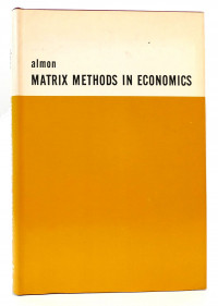Image of Matrix methods in economics