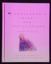 Image of Microeconomics theory and applications