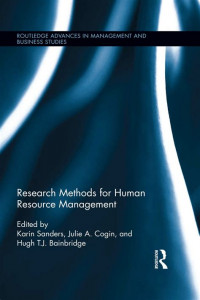 Image of Research methods for human resource management