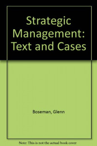 Image of Strategic management : text and cases